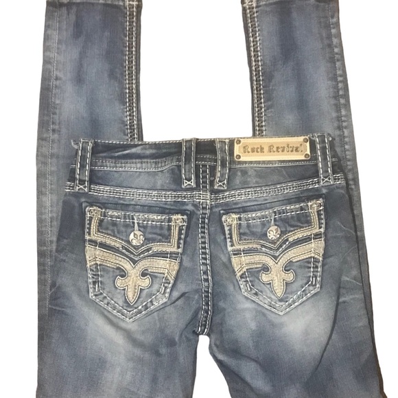 Rock Revival Jeans Size 24/31 Worn Once - Picture 3 of 4